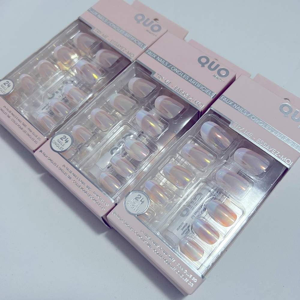 2 Packs Quo Press On Nails